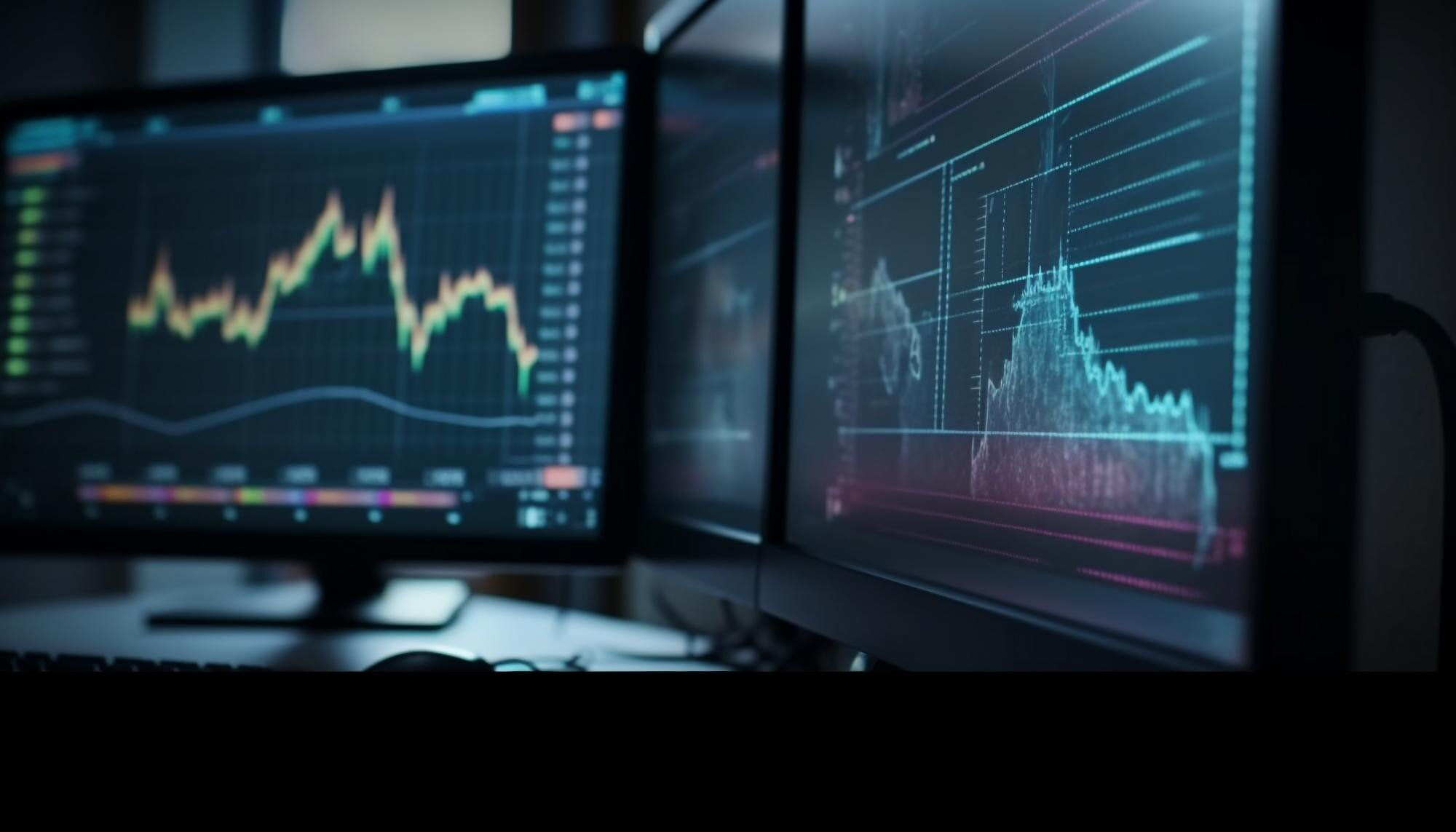 Financial Charts Background